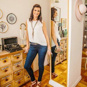 Double-layered tank blouse